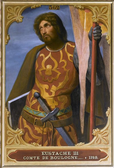 Eustace III, greve av Boulogne, 1844. av Édouard Alexandre Odier