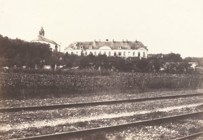 Gard Abbey nära Abbeville, ca. 1855. av Édouard Baldus