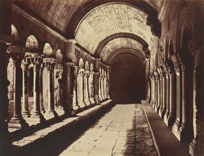 Arles. Klostergången i Saint-Trophime av Édouard Baldus