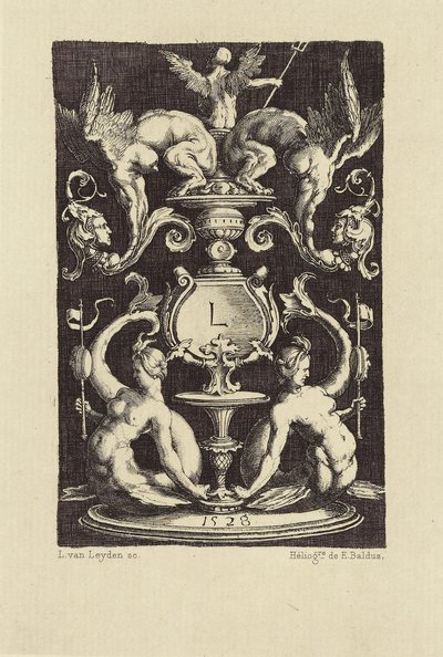 [Design av Lucas van Leyden] av Édouard Baldus