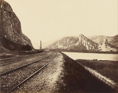 Ingång till Donzère -passet av Édouard Baldus