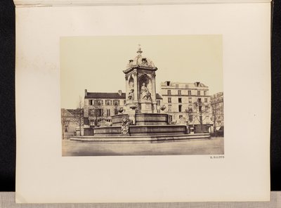 [Fontaine Saint Sulpice] (nr 76) av Édouard Baldus