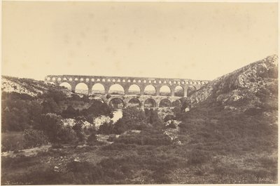 Pont du Gard av Édouard Baldus