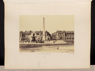 Place de la Concorde (nr 45) av Édouard Baldus