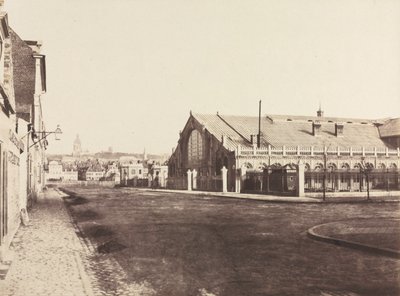 Södra gaveln av Boulognes järnvägsstation av Édouard Baldus