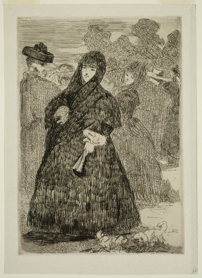 På Prado av Edouard and Bracquemond Felix Joseph Auguste Manet
