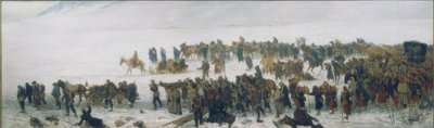 Tåg för de sårade av Edouard Castres