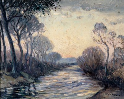 Floden Cagnes av Edouard Chappel