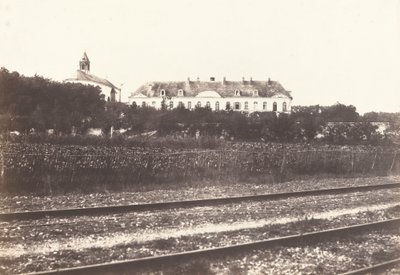 Gard Abbey nära Abbeville av Edouard Denis Baldus