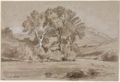 Utsikt nära Tivoli av Edouard Detaille