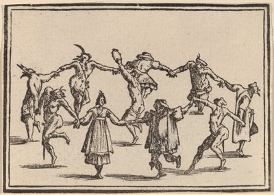 Dansen av Edouard Eckman after Jacques Callot