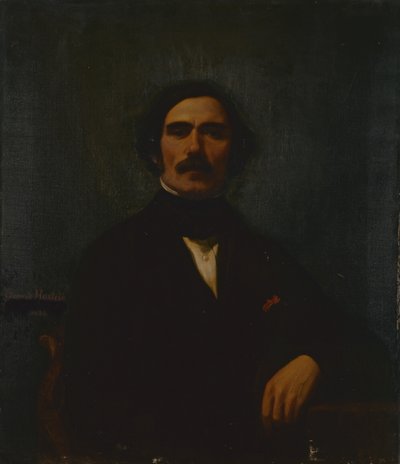 Självporträtt av Édouard Hostein