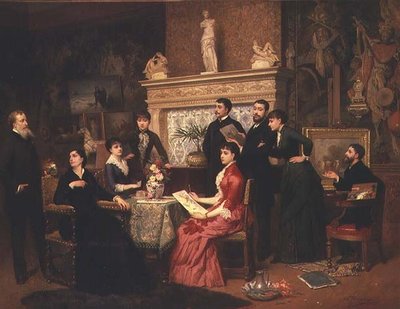 Målarlektionen av Edouard Jean Conrad Hamman