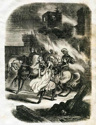 Illustration für Ivanhoe von Edouard & Lix Theodore (1830-1897) Frere