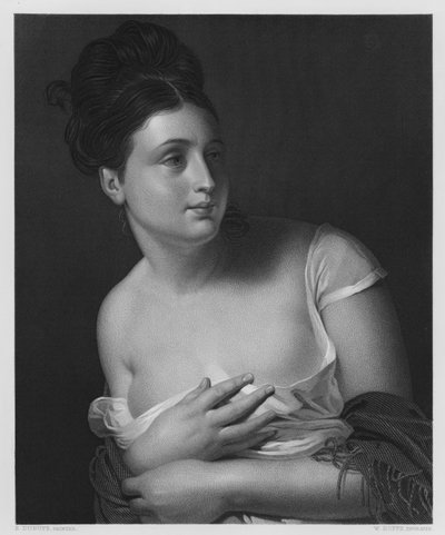 The Surprise, från bilden i Vernon Gallery av Edouard Louis Dubufe