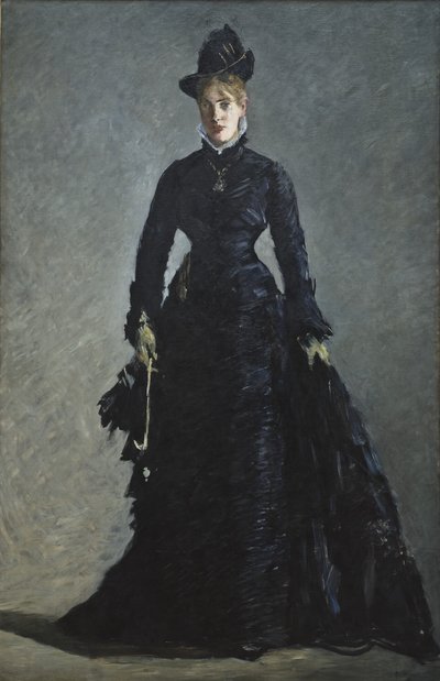A Parisian Lady (olja på duk) av Édouard Manet