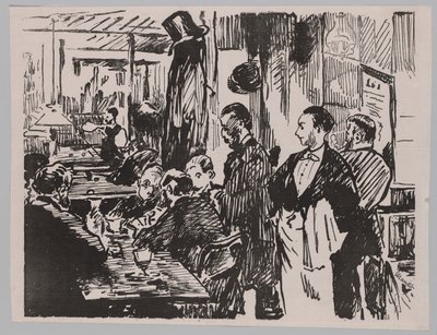 På kaféet av Édouard Manet