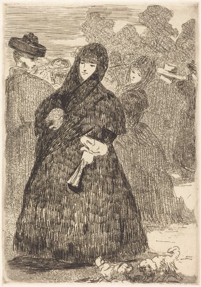 Vid Prado (Au Prado) av Édouard Manet
