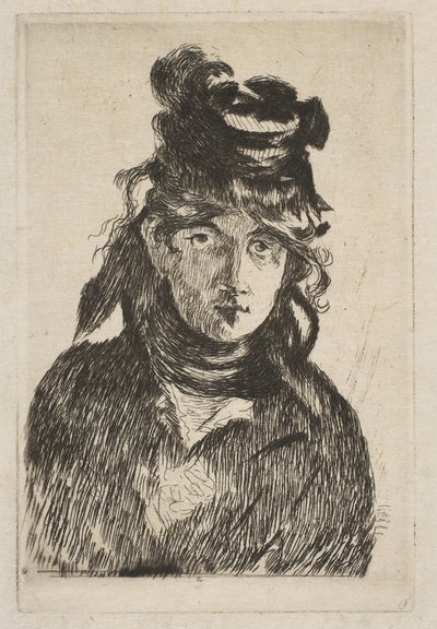 Berthe Morisot, 1872. av Édouard Manet