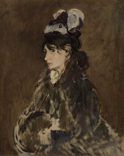 Berthe Morisot, ca 1873 av Édouard Manet