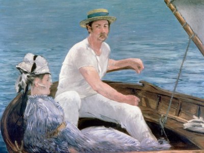 Båtliv, 1874 av Édouard Manet