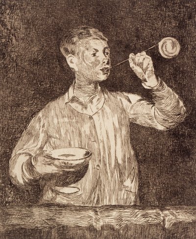 Pojke som blåser såpbubblor av Édouard Manet