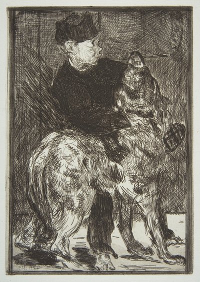 Pojke och hund, 1862. av Édouard Manet