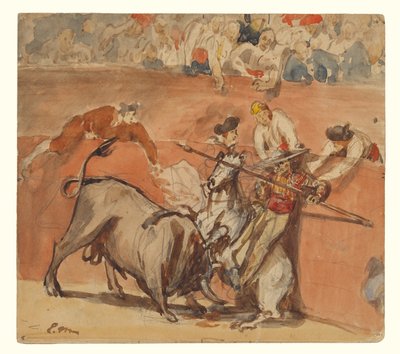 Tjurfäktning av Édouard Manet