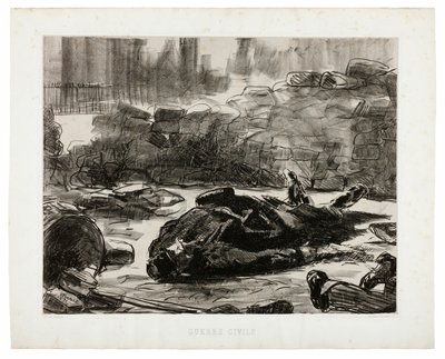 Inbördeskrig av Édouard Manet