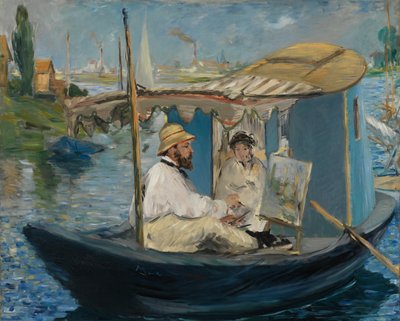 Pråmen av Édouard Manet
