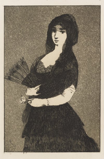 Exotisk blomma av Édouard Manet