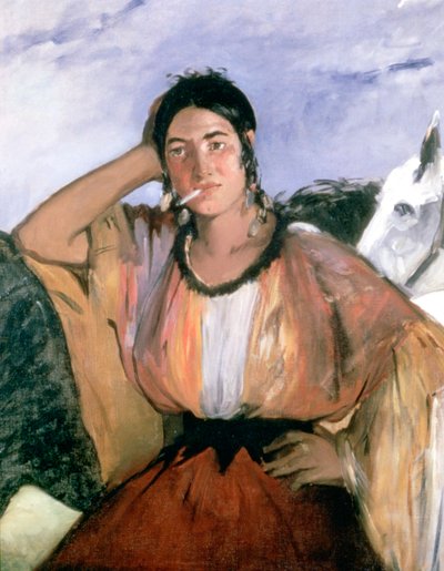 Zigenare med cigarett, 1862 av Édouard Manet