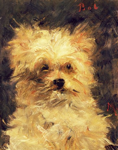 Head of a Dog - Bob, 1876 av Édouard Manet