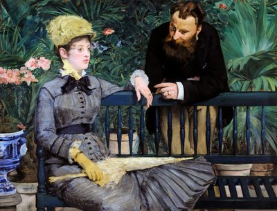 I vinterträdgården, 1879 av Édouard Manet