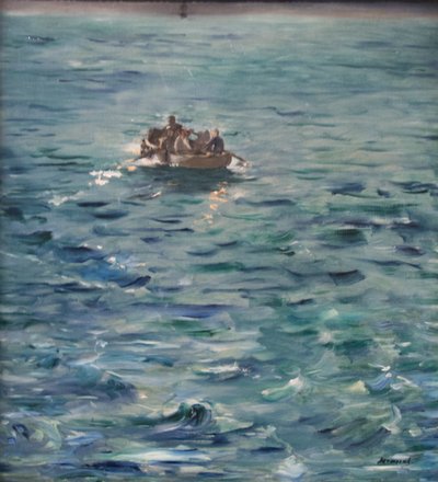 Flykt från Rochefort av Édouard Manet