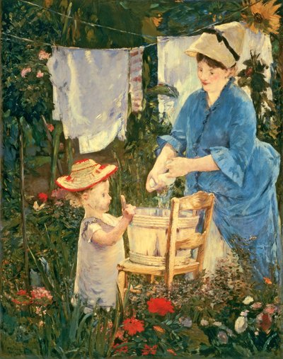 Tvätt av Édouard Manet