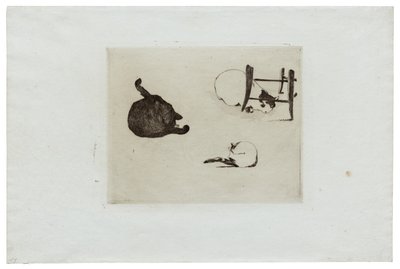 Katterna av Édouard Manet