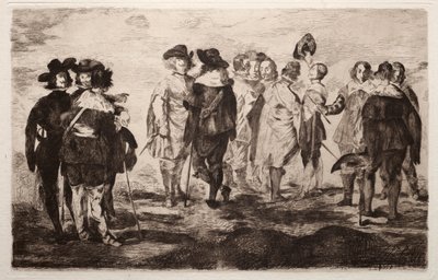 De små ryttarna av Édouard Manet