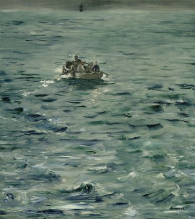 Rocheforts flykt av Édouard Manet