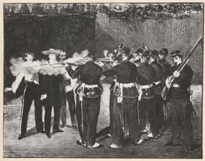 Avrättningen av Maximilian av Édouard Manet