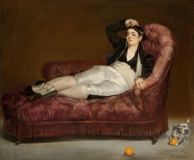 Lutande ung kvinna i spansk kostym. 1862-63 av Édouard Manet