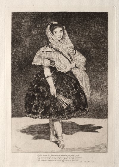 Lola de Valencia av Édouard Manet