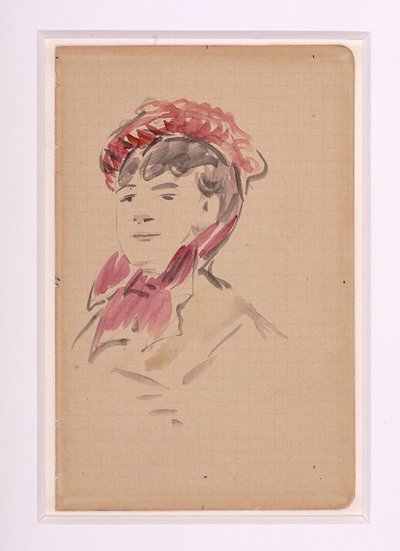 Manet - Porträtt av Isabelle Lemonnier, cirka 1880 av Édouard Manet