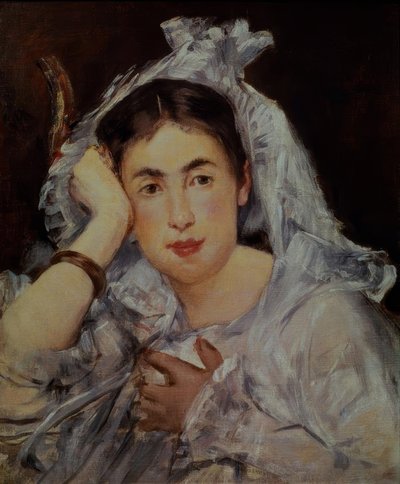 Marguerite de Conflans i huva av Édouard Manet