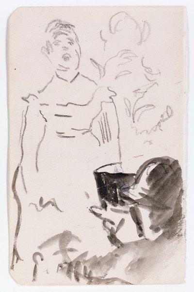 Parisian Cafe Singer, ca 1876 av Édouard Manet