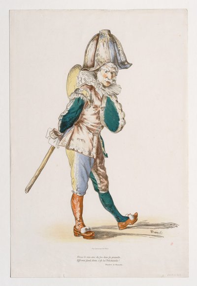 Polichinelle av Édouard Manet