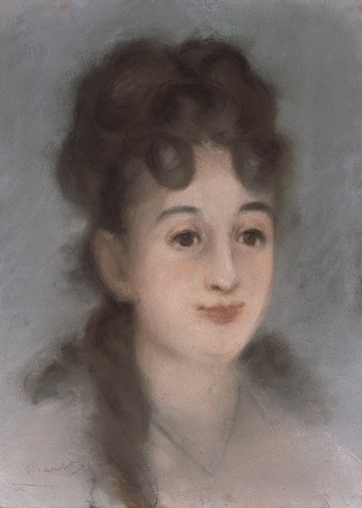Porträtt av Eva Gonzalès av Édouard Manet