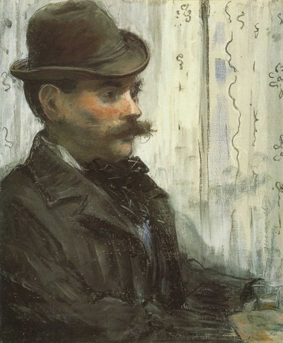 Porträtt av Alphonse Maureau av Édouard Manet