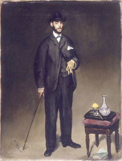Porträtt av Théodore Duret av Édouard Manet