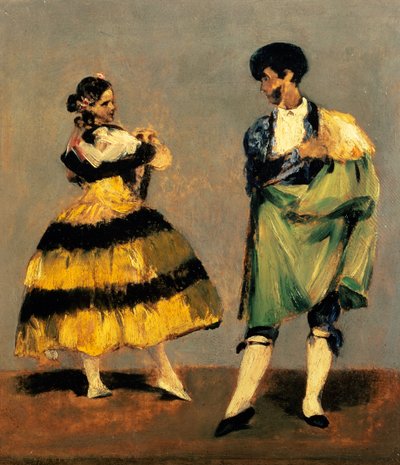 Spanska dansare, 1879 av Édouard Manet